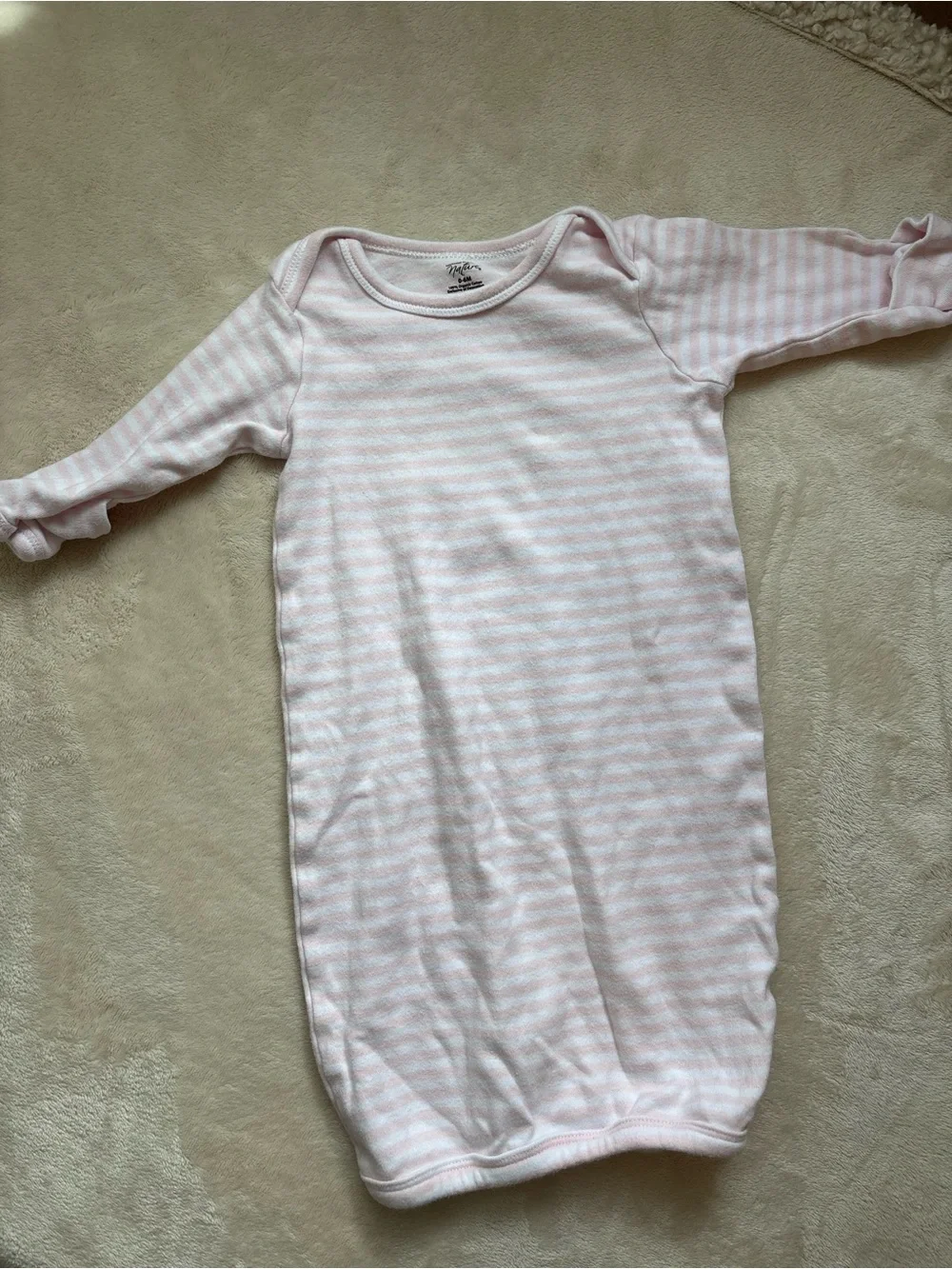 Baby girl lot 6 piece set matching sleep sack tops bottoms 3-6 month EUC NWOT